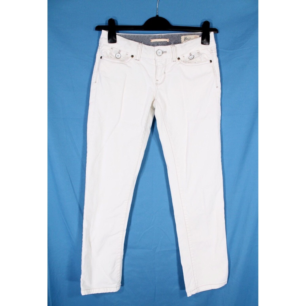GAP JEAN LIMITED EDITION Women's LOW RISE Skinny Leg WHITE Denim Jeans Sz 1/25